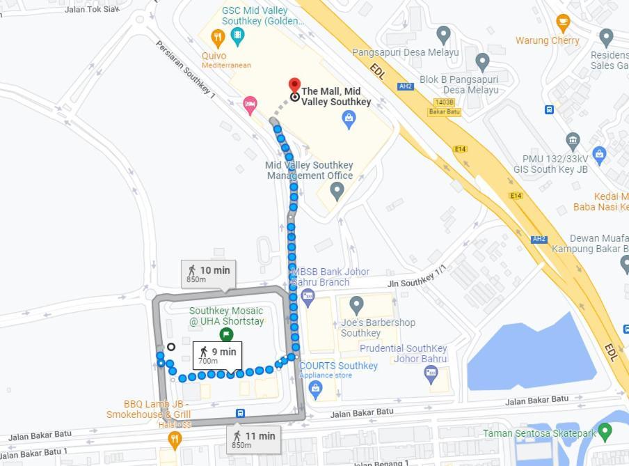 Southkey Mosaic-1 Min To Midvalley Johor Bahru Exterior foto